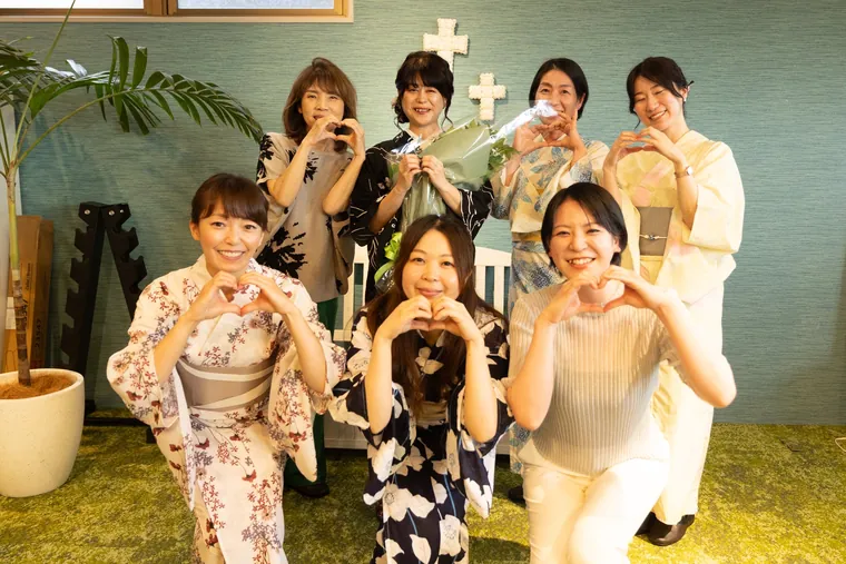 浴衣で楽しむ 大人の交流会の様子 2